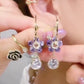 💖 Fashion Flower Crystal Earrings