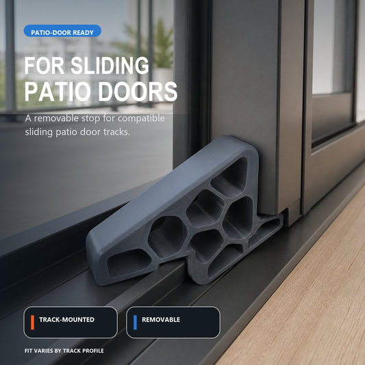 🔥 50% OFF | Secure Track Door Stop– Keep Windows & Balcony Doors Secure