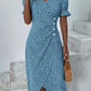 🔥Hot Sales🔥Women casual dress wrap dress floral dress