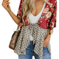 🌺 50% OFF! ✨ Women's Floral Kimono Cardigan – Ruffle Sleeves, Tie-Front & Flowy Beach Cover-Up 🏖️