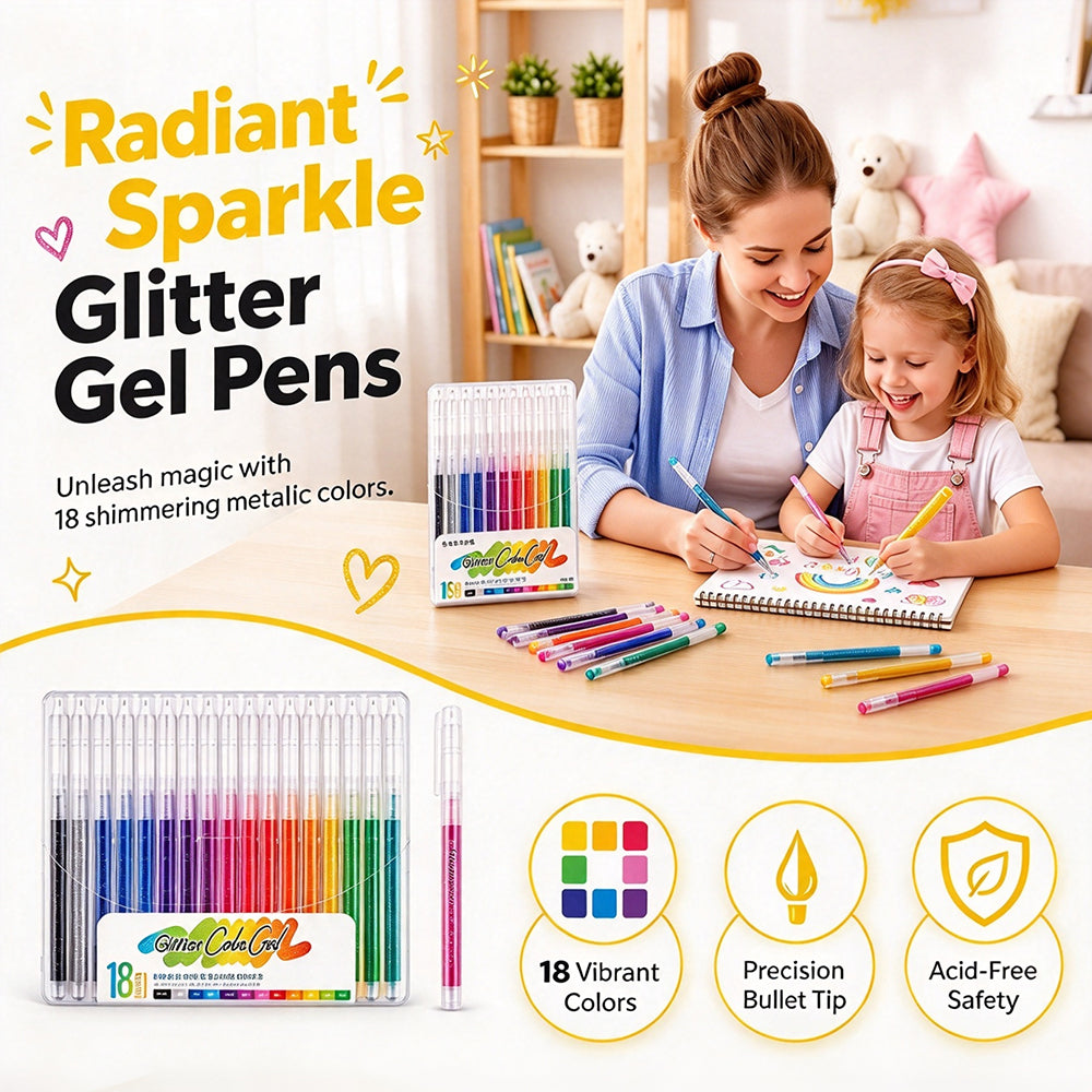 🎅Christmas Gift idea 50%OFF -🎁Glitter Gel Pen Set