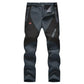 🏆LAST DAY SALE 49% OFF!!🔥Men's Waterproof Winter Trousers with Fleece Lining Cargo Pants