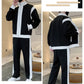 ✨New Arrival✨Men's Outfit Casual 2 Piece Contrast Sports Jogging Tracksuits Set