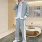 ✨New Arrival✨Men's Outfit Casual 2 Piece Contrast Sports Jogging Tracksuits Set