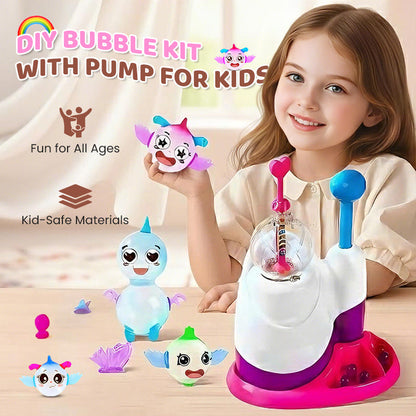 🎁Xmas Sale 50% OFF 🔥DIY Bubble Kit with Pump for Kids