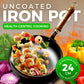 🏆Hot Sale 50% OFF🍳Uncoated Thick Iron Pot