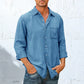 🔥Mens Long Sleeve Button Down Shirt