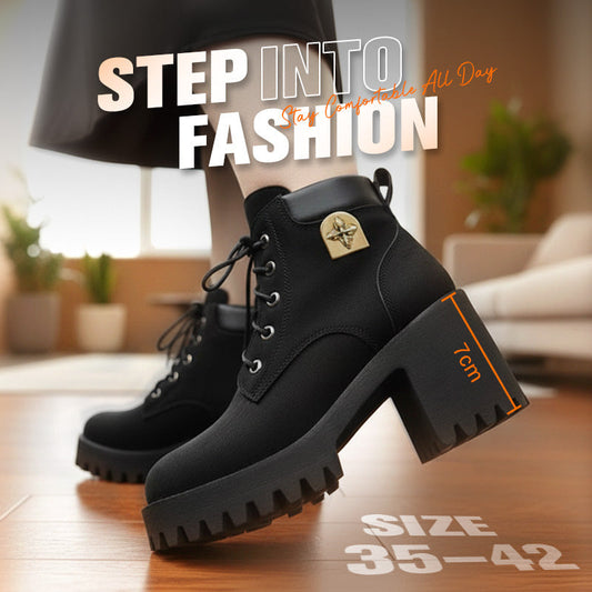 🔥Seasonal Bestsellers-2025 new British style thick-soled Martin boots