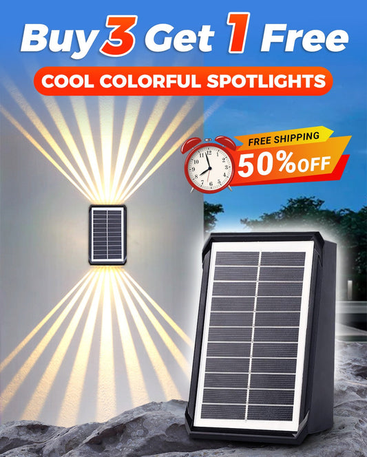 ✨ Limited time 50% off!☀️Solar Wall Lights Outdoor Light Waterproof