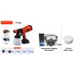 🎨🔋 Cordless paint sprayer – 2 batteries, versatile, for painting & gardening!