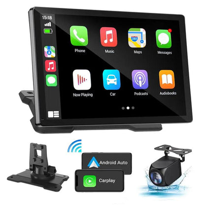 2026 Newest 7 inch Carplay IPS Touchscreen Wireless Portable Stereo AC/AA with Bluetooth/Wifi for Car