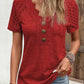 🔥Promotion - 49% discount🎉Lace short sleeve t-shirt