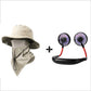 Breathable Fisherman Hat with Detachable Face Mask