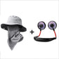 Breathable Fisherman Hat with Detachable Face Mask