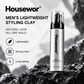 Men’s Lightweight Styling Clay - Flexible Hold & Matte Finish