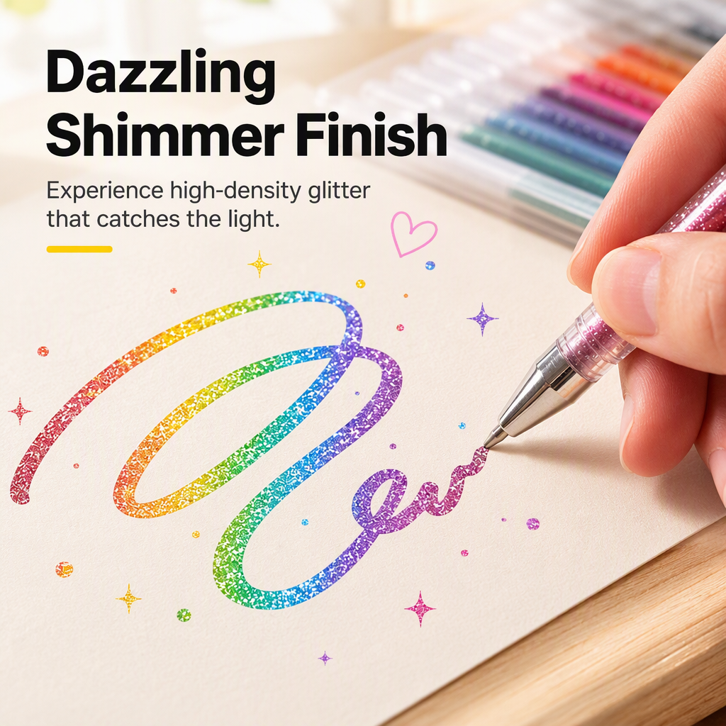🎅Christmas Gift idea 50%OFF -🎁Glitter Gel Pen Set