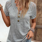 🔥Promotion - 49% discount🎉Lace short sleeve t-shirt