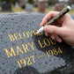 ⏰🔥40% OFF! 💛 Golden Tombstone Marker – Restore Names & Dates, Weatherproof & Precise ✍️🕊️