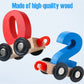 🔥Black Friday Sale 🎁Numbers And Letters Magnetic Train Puzzle Wooden Toy Car