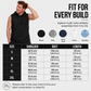 🔥 Sleeveless Hooded Sports Top💧 Moisture-wicking · Quick-drying and friction-resistant🧢 Hooded for sun protection and wind resistance · 🏋️ Perfect for weightlifting, running, or casual wear
