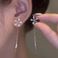💥Black Friday Sales - 50% OFF💥Shiny Diamond Flower Earring Tassel