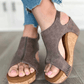 🔥Save 50% off🔥Women's Leather Platform Wedge Orthopedic Sandals