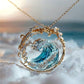 🔥Last Day 70% OFF🌊Elegant Blue Necklace Ring Earrings Set