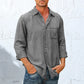 🔥Mens Long Sleeve Button Down Shirt