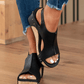 🔥Save 50% off🔥Women's Leather Platform Wedge Orthopedic Sandals