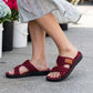 Wide Feet Comfortable Open Toe Flat Sandals