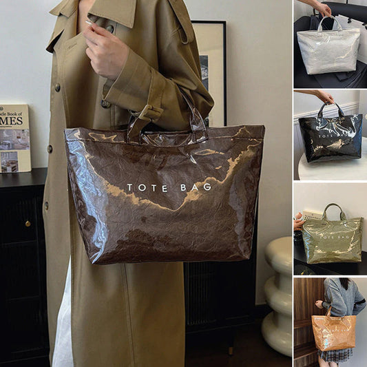 🎁New Year Sale 50% OFF💖Women's Retro Letters Print Tote Bag