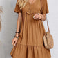 🔥Hot Sale 49% OFF💝Retro V-neck Loose Casual Dress