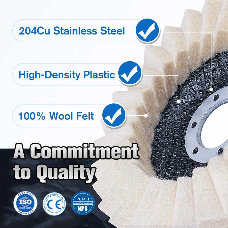 Wool Felt Flap Polishing Disc view 5