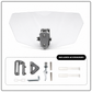 ❄️Summer Sale: 50% Off!🏍️Adjustable Motorcycle Wind Deflector – Universal Windscreen Spoiler to Reduce Helmet Vibration, Wind Noise, and Turbulence