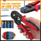 🔥 Hot sale 50% OFF🔥Multifunctional Cold Pressing Electrician Crimping Pliers Set