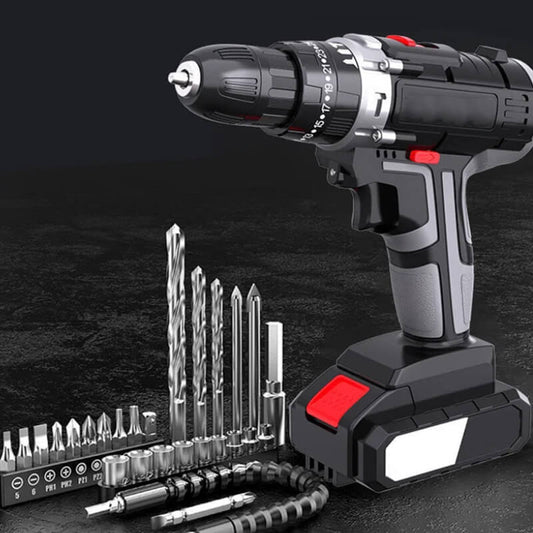 🔥2025 hot sale 🎁Electric Household Lithium Impact Drill Kit