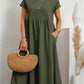 Solid Color Sleeveless Loose Cotton and Linen Pocket Dress