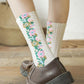 🔥Hot Sale 50% OFF🔥Vintage Embroidered Floral Socks