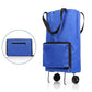 🛍️✨ Convertible shopping tote – hides wheels, holds 20kg, expands with zipper!