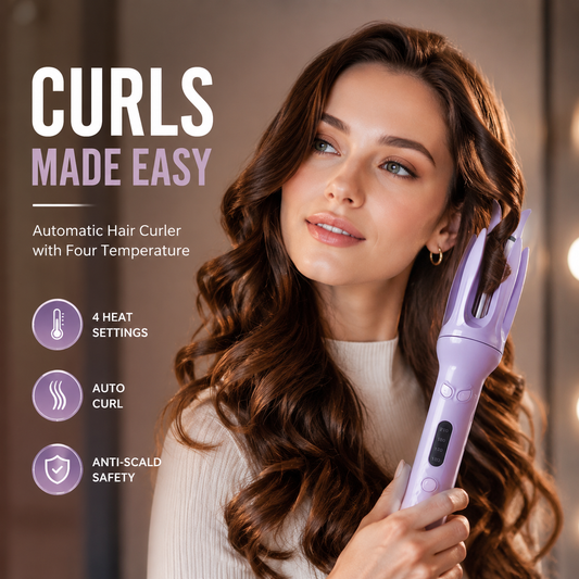 💗Effortless Hair, Half the Price-50% OFF⏳Automatic Hair Curler with Four Temperature