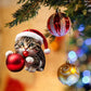 🎄10 pieces😻Cat Christmas tree ornament✨Hanging cat ornaments