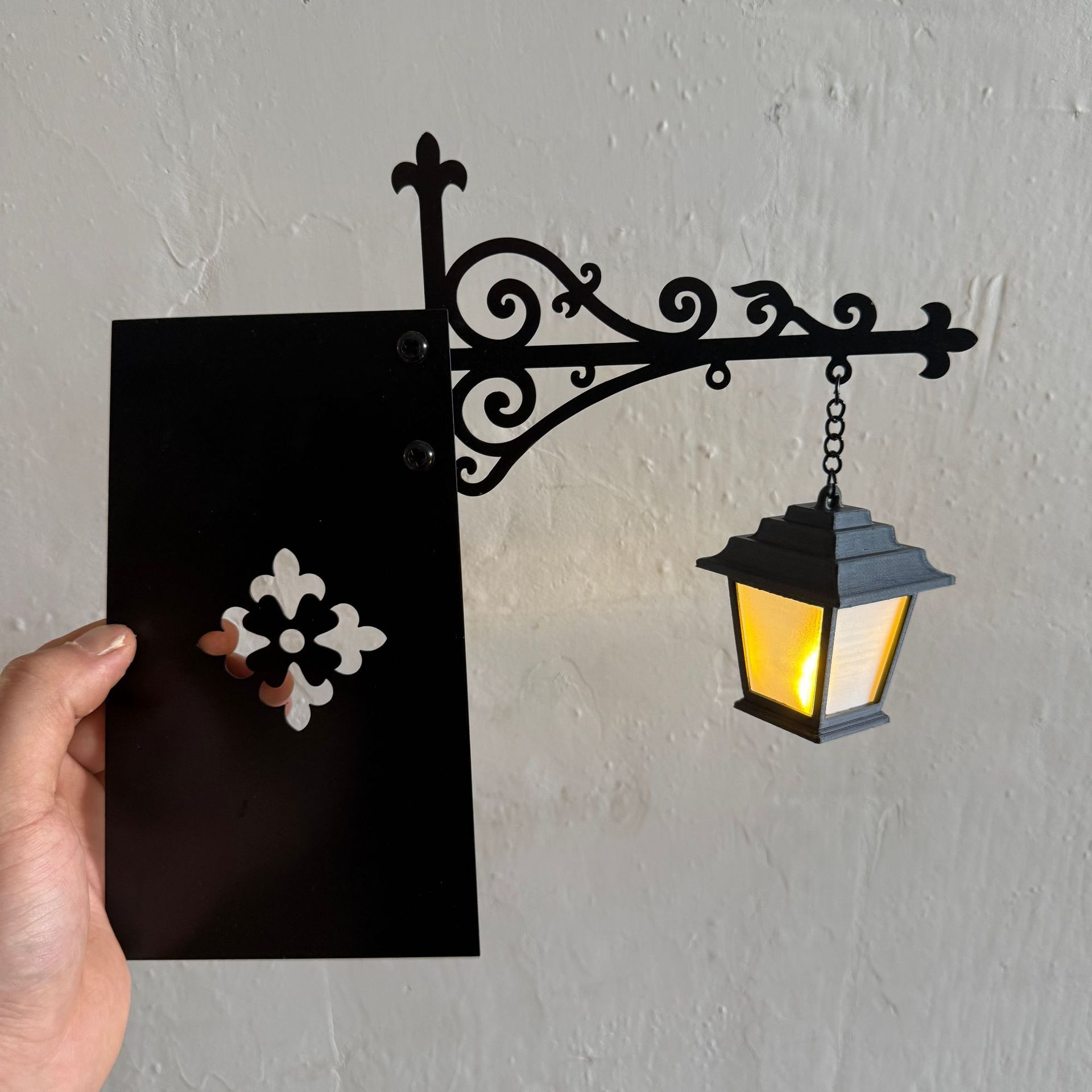 ✨ Miniature Retro Streetlight Bookend Light 🌙