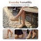 Women's Casual Perforated Wedge Slingback Sandals