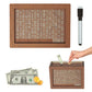 Wallet Fattening Program——Cash Vault Wooden Savings Box