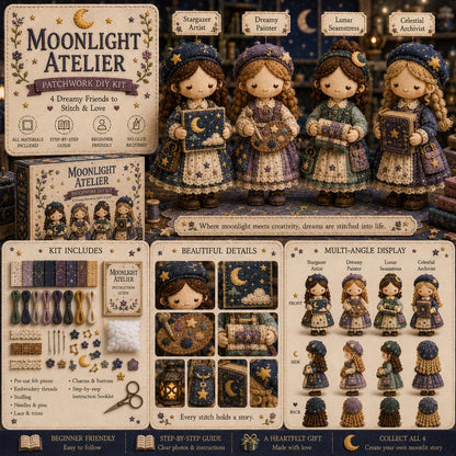 💕Hot Sale 50% OFF❤️‍🔥Tiny Worlds Collection – Patchwork DIY Kit Series