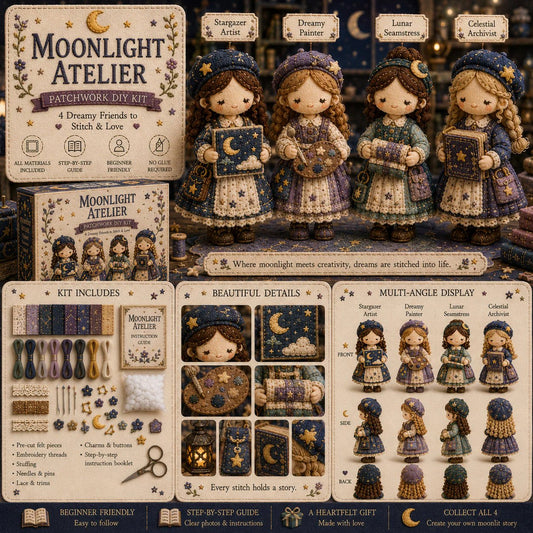 💕Hot Sale 50% OFF❤️‍🔥Tiny Worlds Collection – Patchwork DIY Kit Series