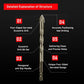 New Four-Flute Sawtooth Eccentric Drill Bit Set(1 Set 4 PCS)