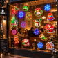 🎄 Light-Up Christmas Wall Decals