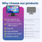 2026 Newest 7 inch Carplay IPS Touchscreen Wireless Portable Stereo AC/AA with Bluetooth/Wifi for Car