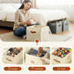📢📢50% OFF !!!⏰ Fabric Shoe Organizer Storage Box👟– Foldable Design, Large Capacity, Dustproof & Breathable, Space-Saving for Closet & Bedroom 🧺